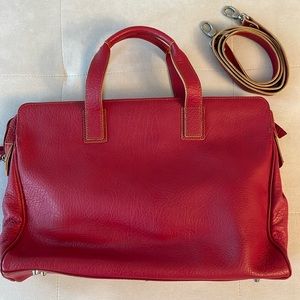 Brand new European leather laptop bag